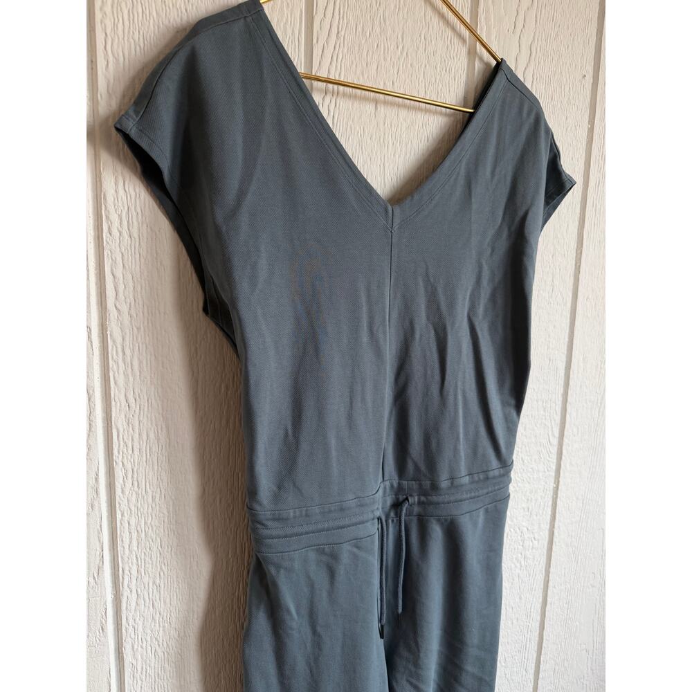 Patagonia Slate-Blue V-Neck Utility Jumpsuit - Picture 4 of 8